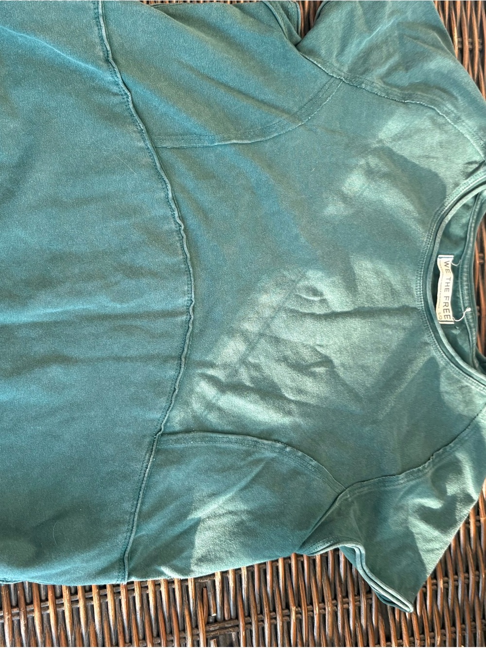 We The Free Teal Short Sleeve Girls' Top